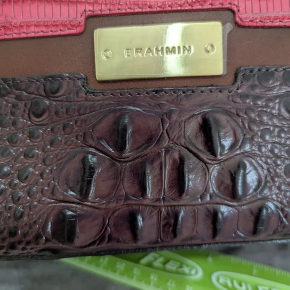 NWT Brahmin Pink and Brown Women's Bag